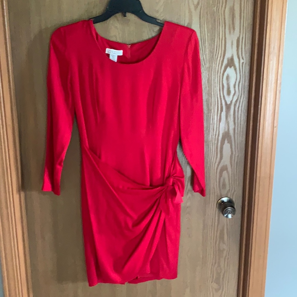 Express red dress
